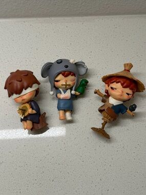 Pop Mart Set of 3 Hirono Mime Figurines